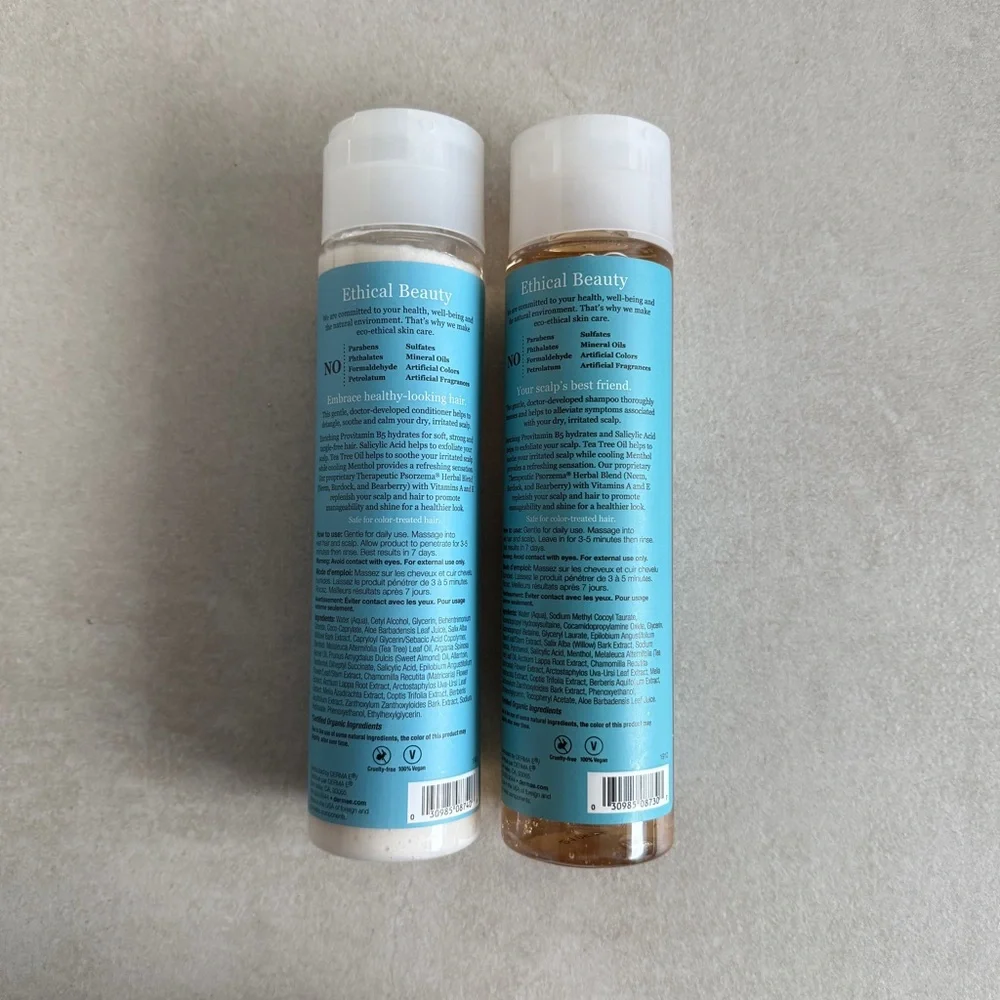 DERMA E Scalp Relief Shampoo & Conditioner Set - Soothing Herbal Blend